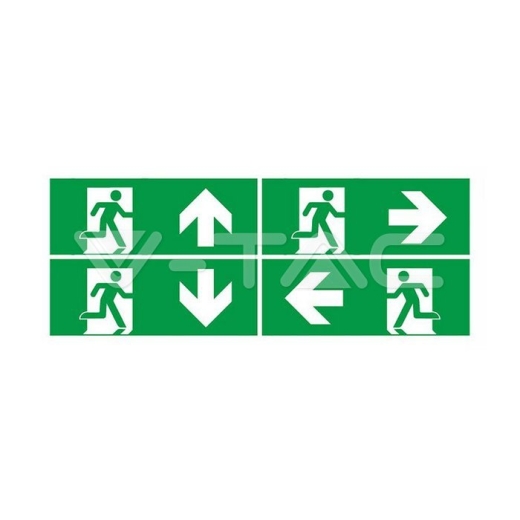 3W LED Emergency Light With Self Test Button & RF Control 6400K - 5