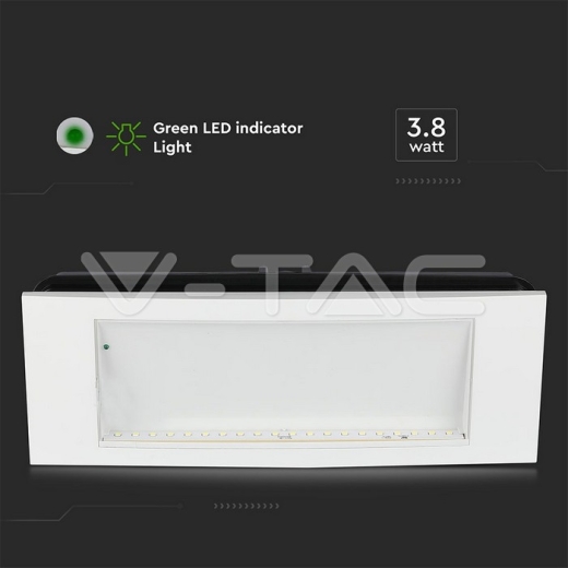 Luz de emergencia LED 3.8W 6000K IP20 - 13
