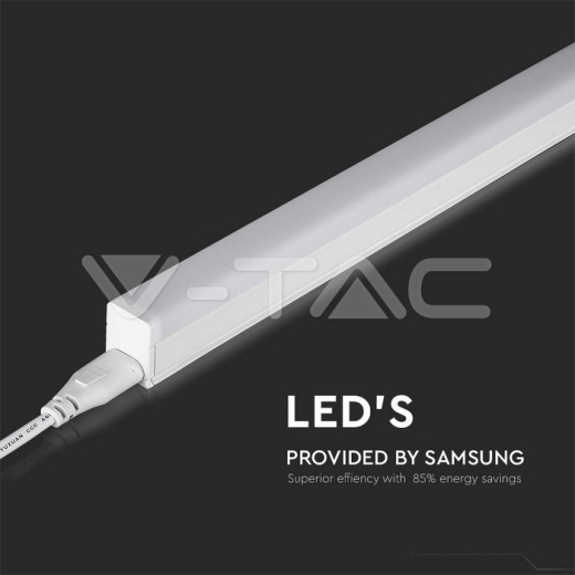16W LED Batten Fitting Square SAMSUNG Chip T5 120cm 3000K - 8