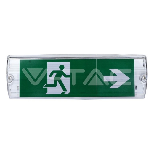 4W LED Emergency Exit Light SAMSUNG Chip 6000K - 1