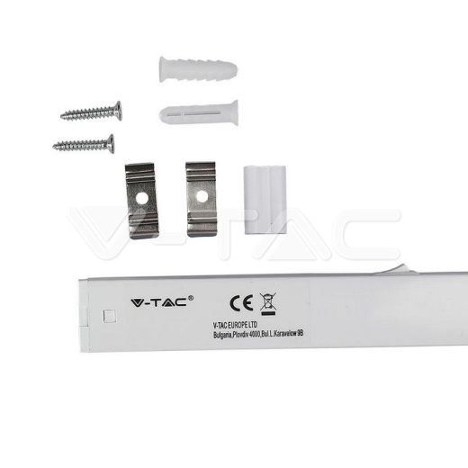 16W LED Batten Fitting Square SAMSUNG Chip T5 120cm 6500K - 4