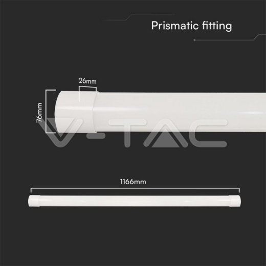 Grill Fitting LED 40W con ajuste de temperatura de color 120 cm - 6