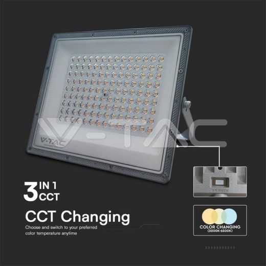 Foco LED 100W 3 en 1 Cuerpo gris - 3