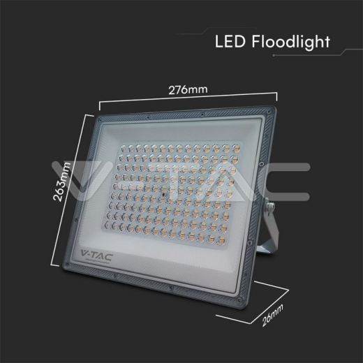 Foco LED 100W 3 en 1 Cuerpo gris - 8