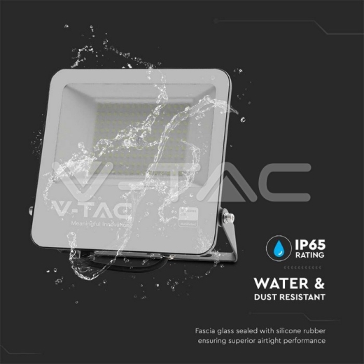 100W LED Floodlight SAMSUNG Chip Black Body 6500K Super Bright 135lm/W - 5