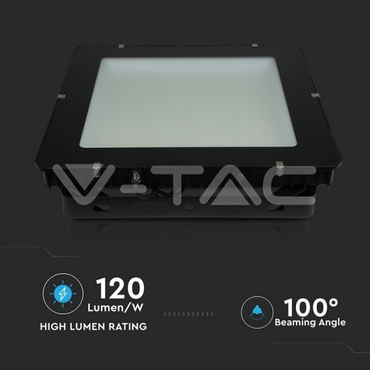 1000W LED Floodlight SMD SAMSUNG Chip Slim Black Body 6400K 120 lm/W - 10