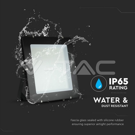 1000W LED Floodlight SMD SAMSUNG Chip Slim Black Body 6400K 120 lm/W - 8