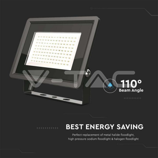Proyector LED 100W SMD F-Series cuerpo negro 4000K - 4