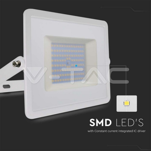 Proyector LED 100W SMD E-Series Cuerpo blanco 6500K - 2