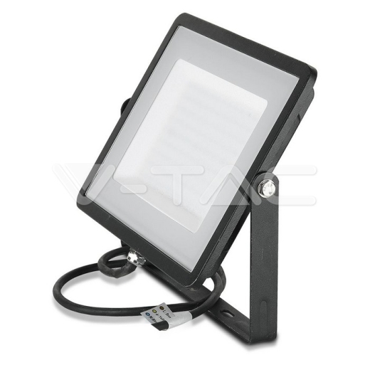 100W LED Floodlight SMD SAMSUNG Chip Black Body 6500K - 2