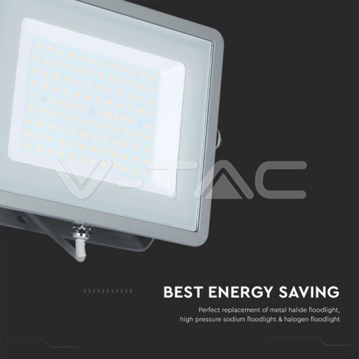 Proyector LED 100W SMD SAMSUNG CHIP Cuerpo Gris 4000K - 9