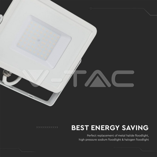 100W LED Floodlight SMD SAMSUNG Chip G2 White Body 3000K - 8