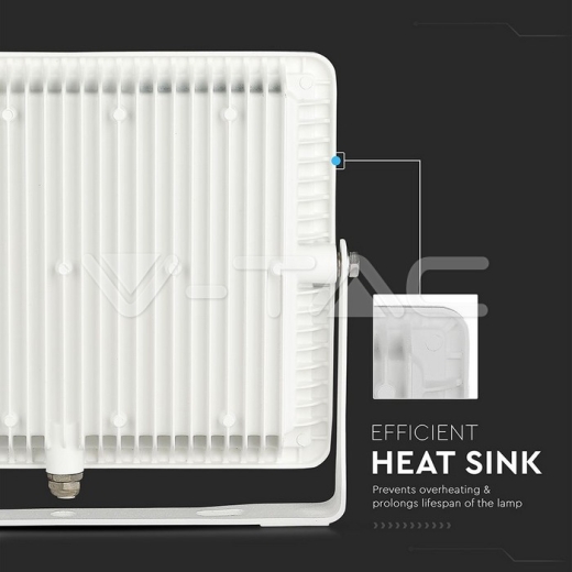 Proyector LED 100W SMD SAMSUNG CHIP Cuerpo Blanco 4000K - 7