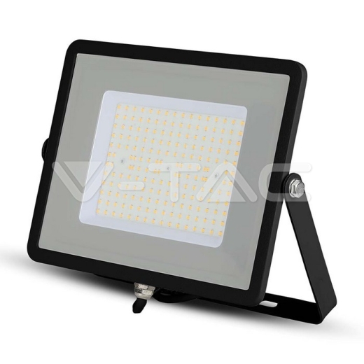100W LED Floodlight SMD SAMSUNG Chip Slim Black Body 4000K - 1