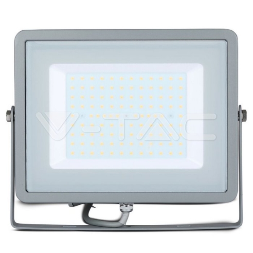 100W LED Floodlight SMD SAMSUNG Chip Slim Grey Body 3000K - 2