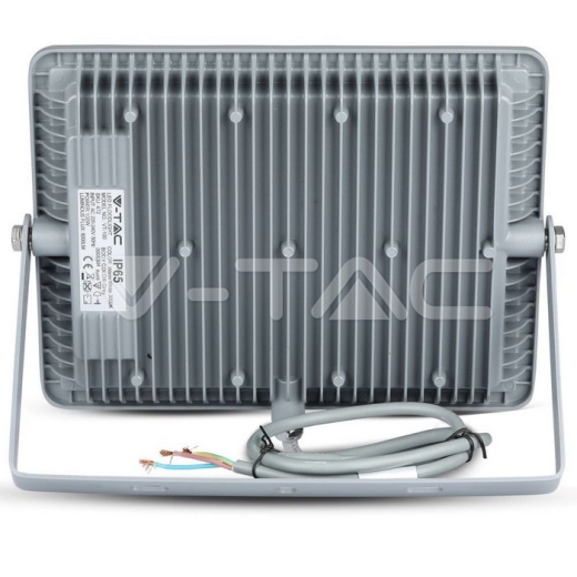 100W LED Floodlight SMD SAMSUNG Chip Slim Grey Body 3000K - 4