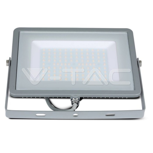 100W LED Floodlight SMD SAMSUNG Chip Slim Grey Body 3000K - 5