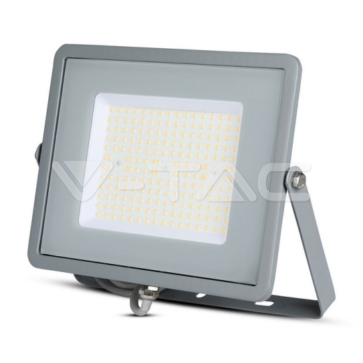 100W LED Floodlight SMD SAMSUNG Chip Slim Grey Body 4000K - 1