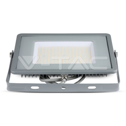 100W LED Floodlight SMD SAMSUNG Chip Slim Grey Body 4000K - 3