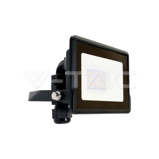 10W LED Floodlight SAMSUNG Chip Black Body 6400K - 1