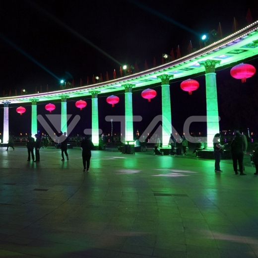 10W LED Floodlight SMD E-Series Black Body Green IP65 - 13