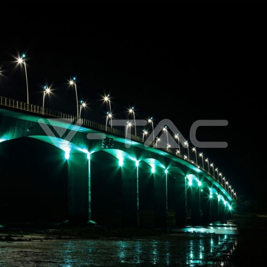 10W LED Floodlight SMD E-Series Black Body Green IP65 - 14