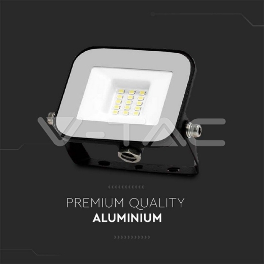 10W LED Floodlight SMD SAMSUNG Chip PRO-S Grey Body 3000K - 6