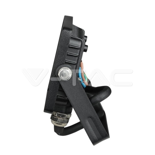 10W LED Floodlight SMD SAMSUNG Chip Slim Black Body 6400K - 5