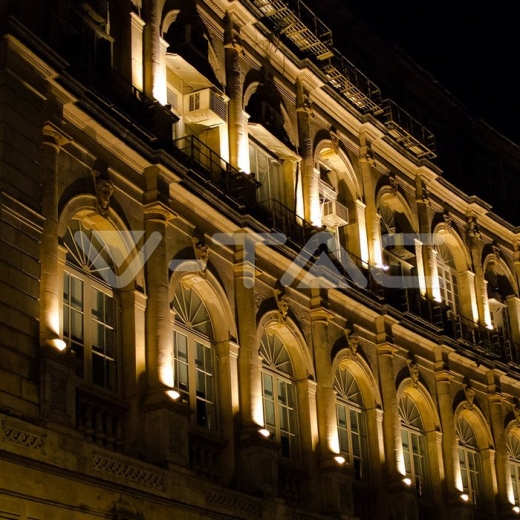 10W LED Floodlight SMD SAMSUNG Chip Slim Grey Body 3000K - 12