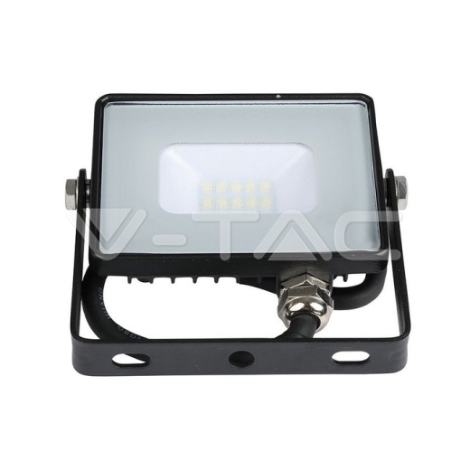 10W LED Floodlight SMD SAMSUNG Chip Slim Black Body 3000K - 4