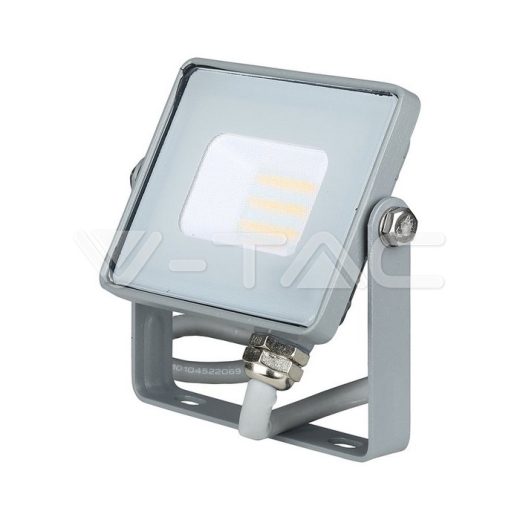 10W LED Floodlight SMD SAMSUNG Chip Slim Grey Body 6400K - 3