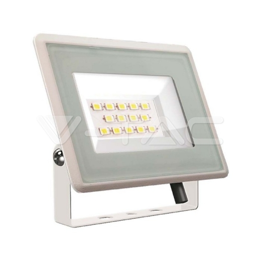 10W LED Floodlight SMD F-Series White Body 3000K - 1