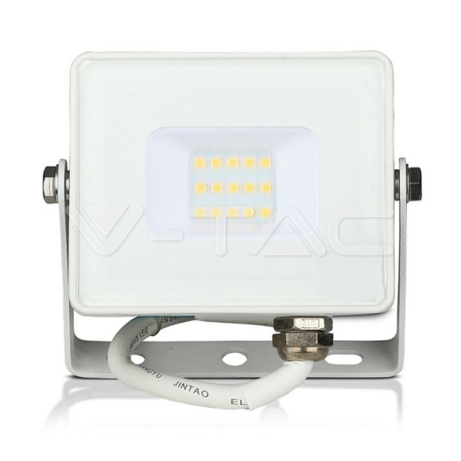 10W LED Floodlight SMD SAMSUNG Chip White Body 3000K - 2