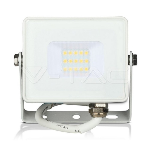 10W LED Floodlight SMD SAMSUNG Chip Slim White Body 6400K - 1