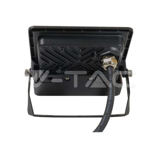 10W LED PIR Sensor Floodlight SAMSUNG Chip Black Body 6400K 1M Cable - 3