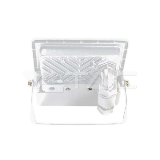 10W LED PIR Sensor Floodlight SAMSUNG Chip White Body 6500K - 2