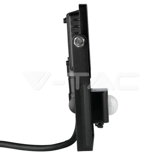 Proyector de LED 10W SAMSUNG Chip con sensor cuerpo negro 6400K - 3