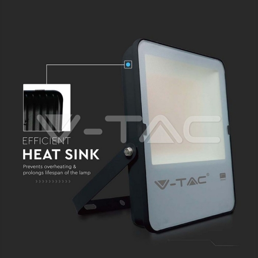 150W LED Floodlight SMD SAMSUNG Chip Black Body 6500K 160 lm/W - 4