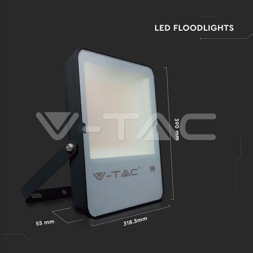150W LED Floodlight SMD SAMSUNG Chip Black Body 6500K 160 lm/W - 7