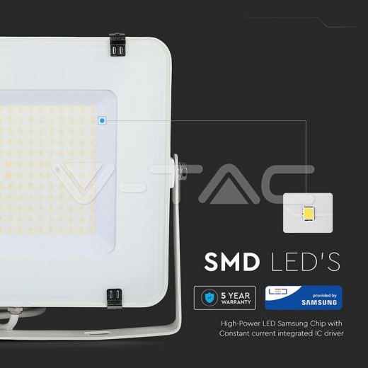 Proyector de LED 150W SMD SAMSUNG Chip Slim cuerpo blanco 4000K 120 lm/W - 7