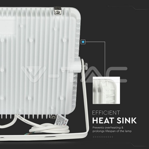 Proyector de LED 150W SMD SAMSUNG Chip Slim cuerpo blanco 4000K 120 lm/W - 8