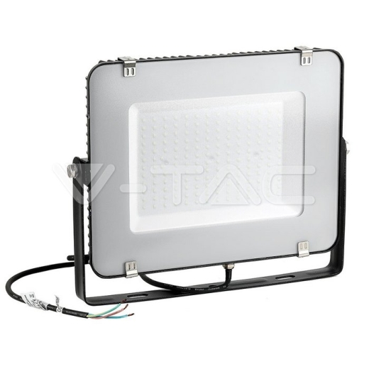 150W LED Floodlight SMD SAMSUNG Chip Slim Black Body 6400K - 3