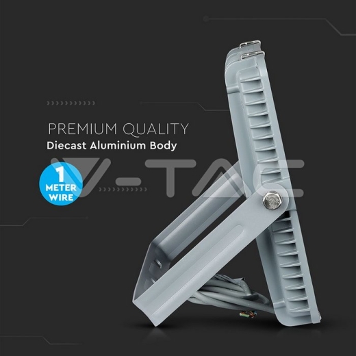 150W LED Floodlight SMD SAMSUNG Chip Slim Grey Body 3000K - 10