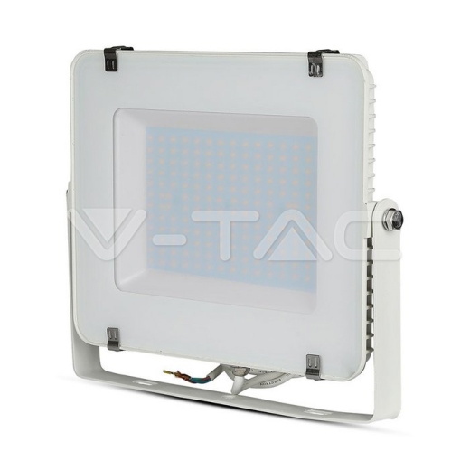 150W LED Floodlight SMD SAMSUNG Chip Slim White Body 3000K - 1