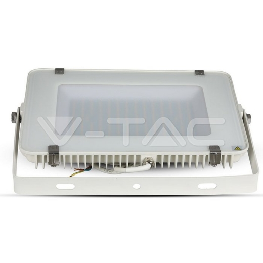 150W LED Floodlight SMD SAMSUNG Chip Slim White Body 3000K - 6