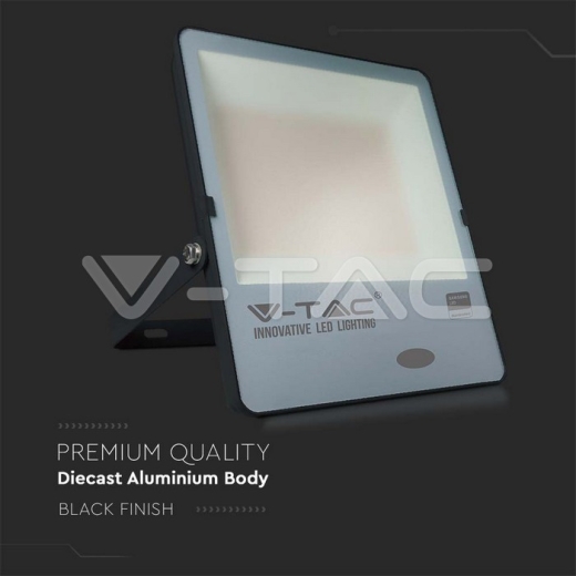 150W LED Sensor Day Light Floodlight SAMSUNG Chip 100 lm/W Black Body 4000K - 10