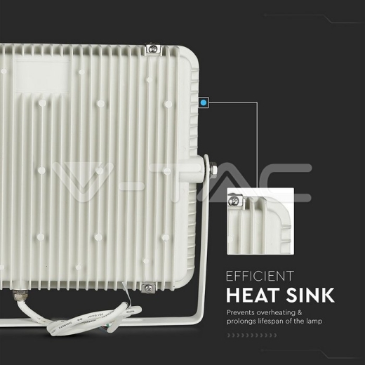 Proyector de LED 150W SMD SAMSUNG Chip cuerpo blanco 6400K - 8