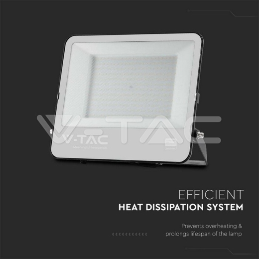 200W LED Floodlight SAMSUNG Chip Black Body 6400K Super Bright 135lm/W - 3