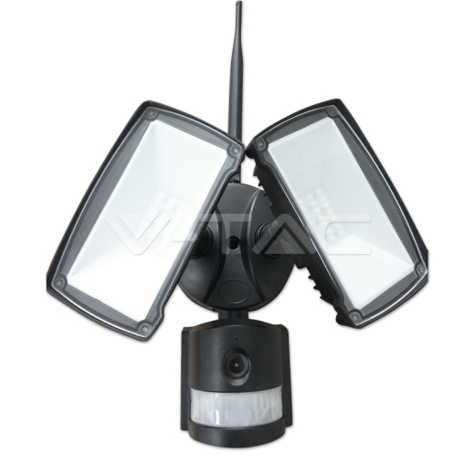 18W LED Proyector con WiFi Sensor Camera Blanco - 1