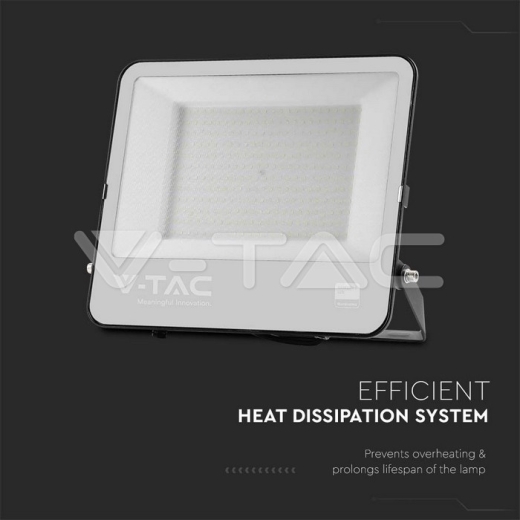 200W LED Floodlight SAMSUNG Chip Black Body 4000K Super Bright 135lm/W - 3